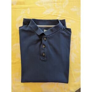 Duluth Trading Co Polo Shirt Short Sleeve Blue Mens Size XL